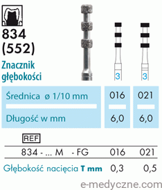 Wiertła 834-016-021