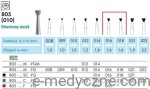 Stożki odwrócone - wiertła stomatologiczne  805 016-018-023 FG