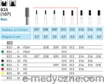 Wiertła - walce 835 010-012-014 FG