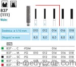Wiertła - walce 837 010-014 FG