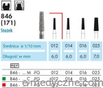 Wiertła - stożki 846 012 FG