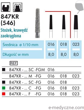 Wiertła 847KR