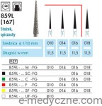 Wiertła - stożki szpiczaste  859L 010-016 FG