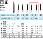 Wiertła - płomienie 863 016-018 FG