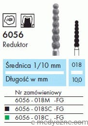Wiertła - reduktory 6056 018 FG
