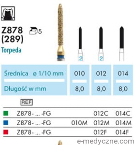 Wiertła - Abacus Z878 012-014 FG