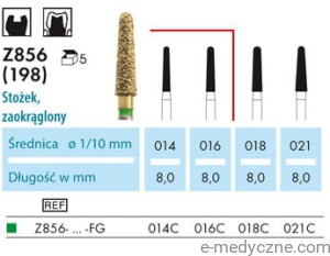 Wiertła - Abacus Z856 014-016 FG