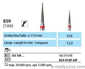 Wiertła 859-018-F HP