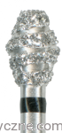 Wiertła dentystyczne Turbo  - stożki podwójne 811 033 TSC FG