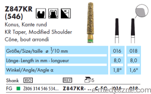 Wiertła - Abacus Z847KR-016-C FG - 1 opakowanie (5 sztuk)