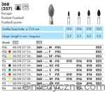 Wiertła dentystyczne - pączki 368-023-FGL