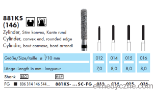 Wiertła - walce 881KS 012-014SC FG