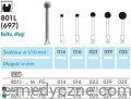 801L Wiertła stomatologiczne  - kulki przedłużone