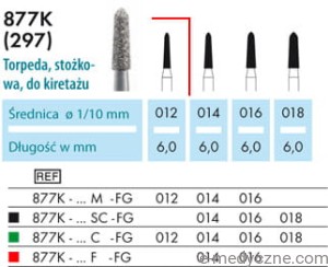 Wiertła - torpedy 877K 012 FG