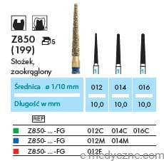 Wiertła - Abacus Z850-012-014 FG
