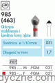Wiertła 985-031 FGM