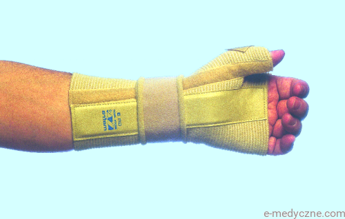 Tutor nadgarstka z ujęciem kciuka 